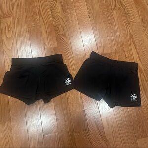 Sleek Black Athletic Shorts for Women